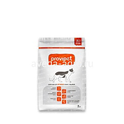 Сухой корм для активных кошек с индейкой ProviPet, 2 кг
