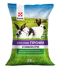 Комбикорм Purina® для кроликов Универсальный ПРОФИ от 0-90 дней, 25 кг