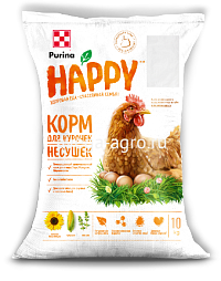 Корма Purina® HAPPY для кур-несушек, Яйценоскость от 20 недель (фазовый), 40 кг